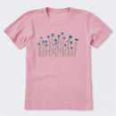 WIld Flax Flowers Short Sleeve T-Shirt
