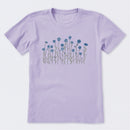 WIld Flax Flowers Short Sleeve T-Shirt