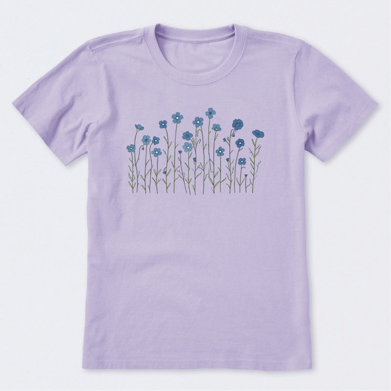 WIld Flax Flowers Short Sleeve T-Shirt