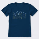 WIld Flax Flowers Short Sleeve T-Shirt