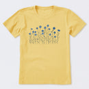 WIld Flax Flowers Short Sleeve T-Shirt