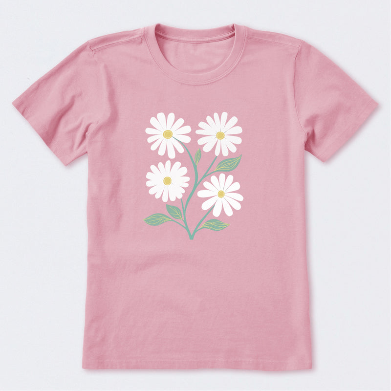 Four Flowers Short Sleeve T-Shirt