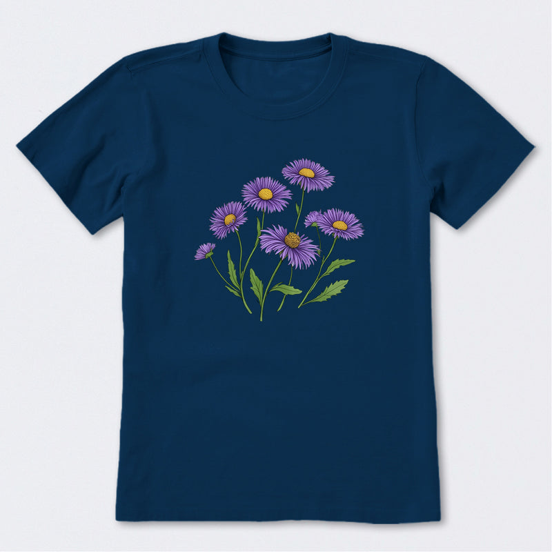 Wild Aster Short Sleeve T-Shirt