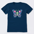 Floral be the Butterfly Short Sleeve T-Shirt