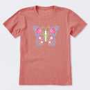 Floral be the Butterfly Short Sleeve T-Shirt