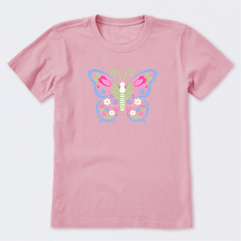 Floral be the Butterfly Short Sleeve T-Shirt