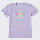 Floral be the Butterfly Short Sleeve T-Shirt