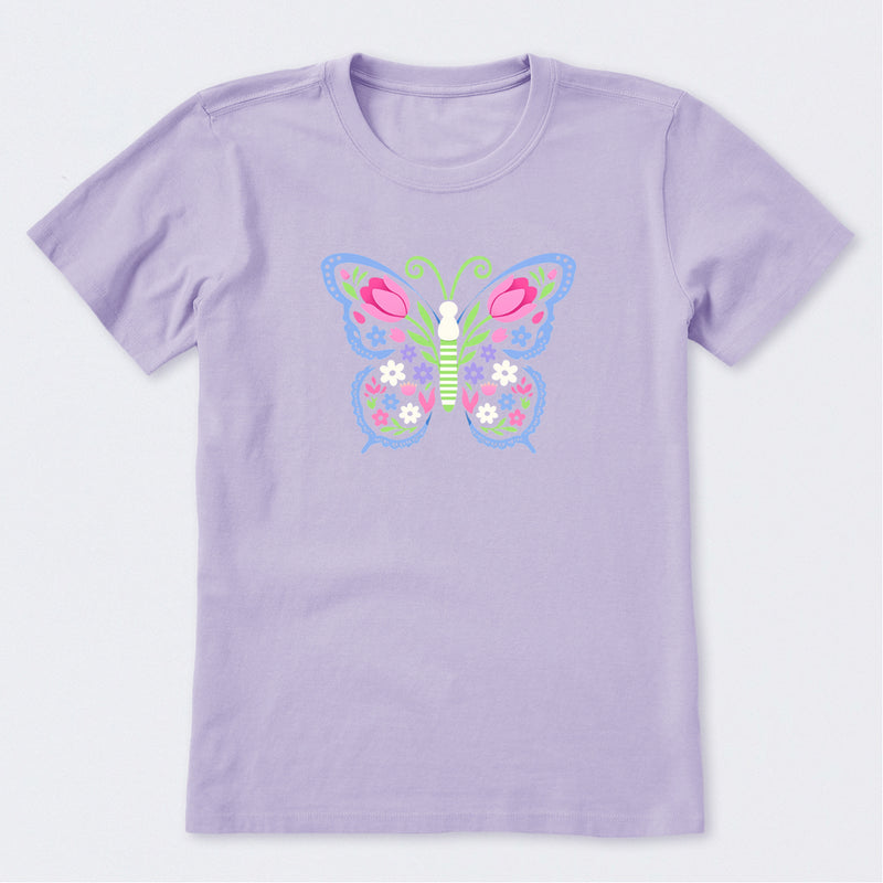 Floral be the Butterfly Short Sleeve T-Shirt