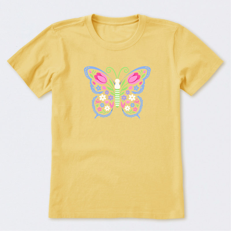 Floral be the Butterfly Short Sleeve T-Shirt