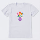 Vase with Flowers Short Sleeve T-Shirt
