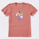 Vase with Flowers Short Sleeve T-Shirt