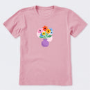 Vase with Flowers Short Sleeve T-Shirt