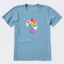 Vase with Flowers Short Sleeve T-Shirt