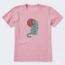 Floral Cat Sun Short Sleeve T-Shirt