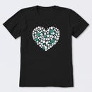 Heart of Flowers Short Sleeve T-Shirt
