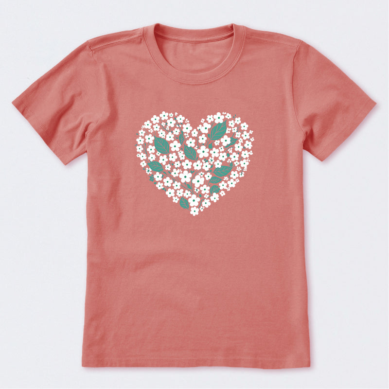 Heart of Flowers Short Sleeve T-Shirt