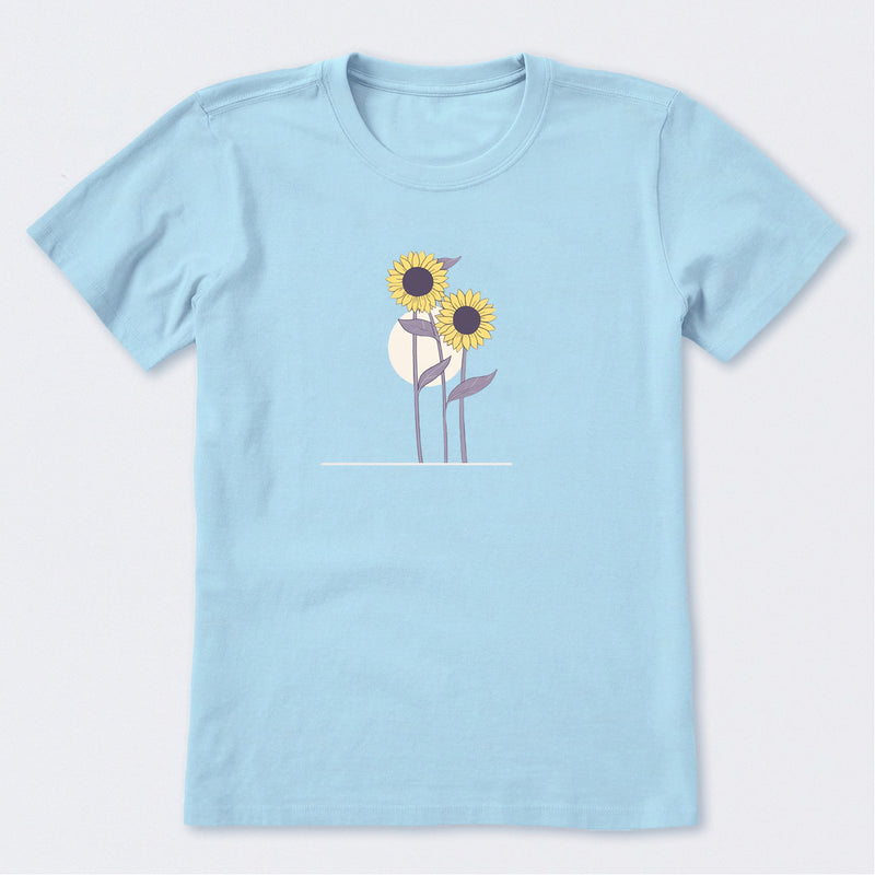 Sunflowers in the Moon Short Sleeve T-Shirt
