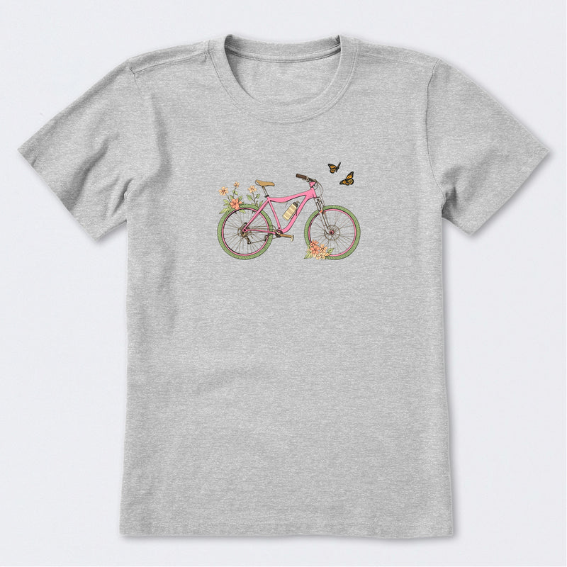 Beautiful Butterfly Bike Short Sleeve T-Shirt