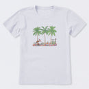 Pelican Palm Flowerbed Short Sleeve T-Shirt