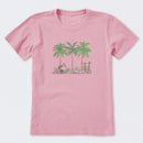 Pelican Palm Flowerbed Short Sleeve T-Shirt