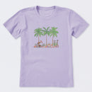 Pelican Palm Flowerbed Short Sleeve T-Shirt