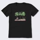 Pelican Palm Flowerbed Short Sleeve T-Shirt