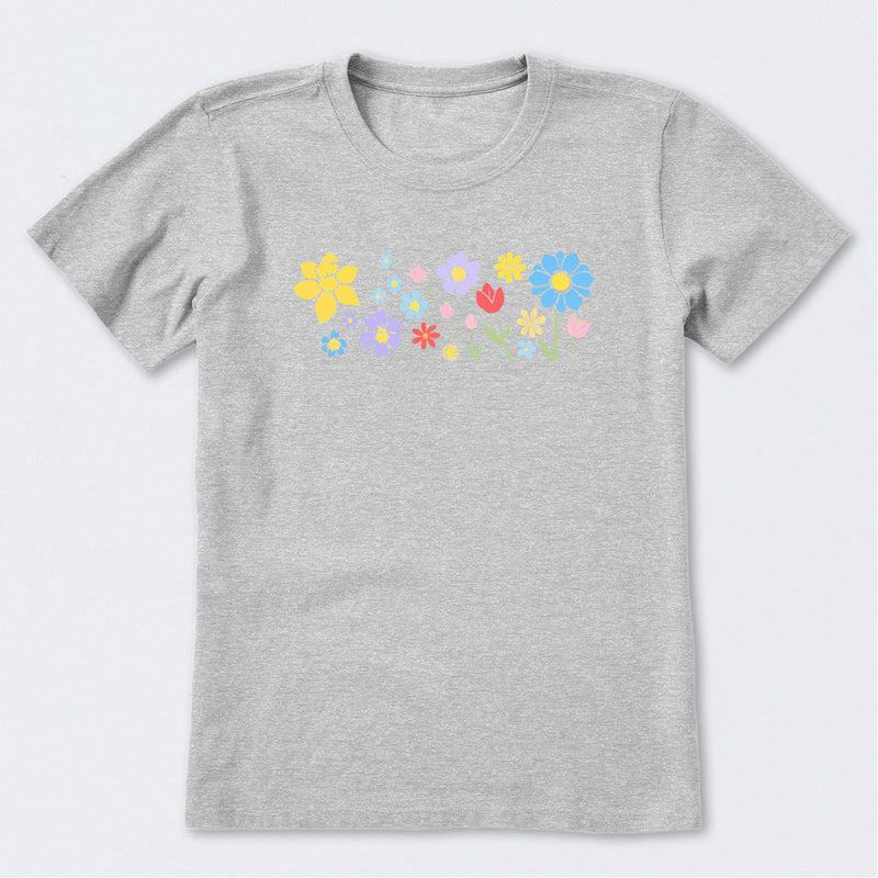 Spring Wildflowers Short Sleeve T-Shirt
