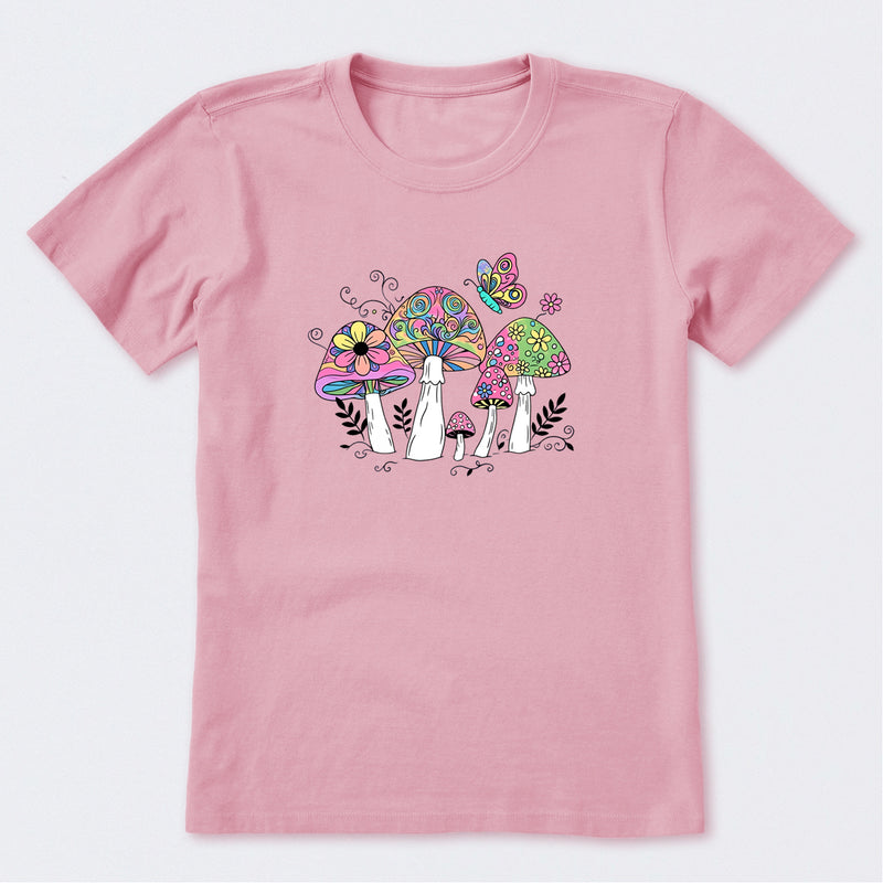 Tie Dye Mushrooms Short Sleeve T-Shirt