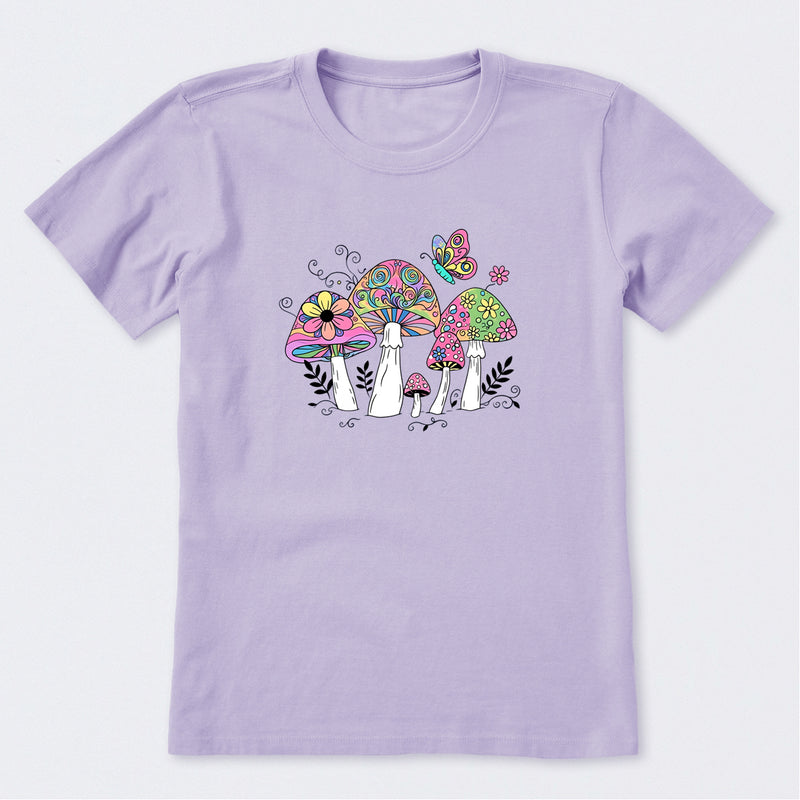 Tie Dye Mushrooms Short Sleeve T-Shirt