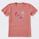 All We Need Is Love & Blooms Short Sleeve T-Shirt