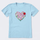 Heart of Hearts + Flowers Short Sleeve T-Shirt