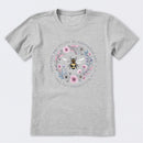 Keys to Happiness All Around Us Bee Short Sleeve T-Shirt