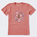 Keys to Happiness All Around Us Bee Short Sleeve T-Shirt