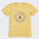 Keys to Happiness All Around Us Bee Short Sleeve T-Shirt