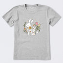 Doodle Easter Bunny Short Sleeve T-Shirt