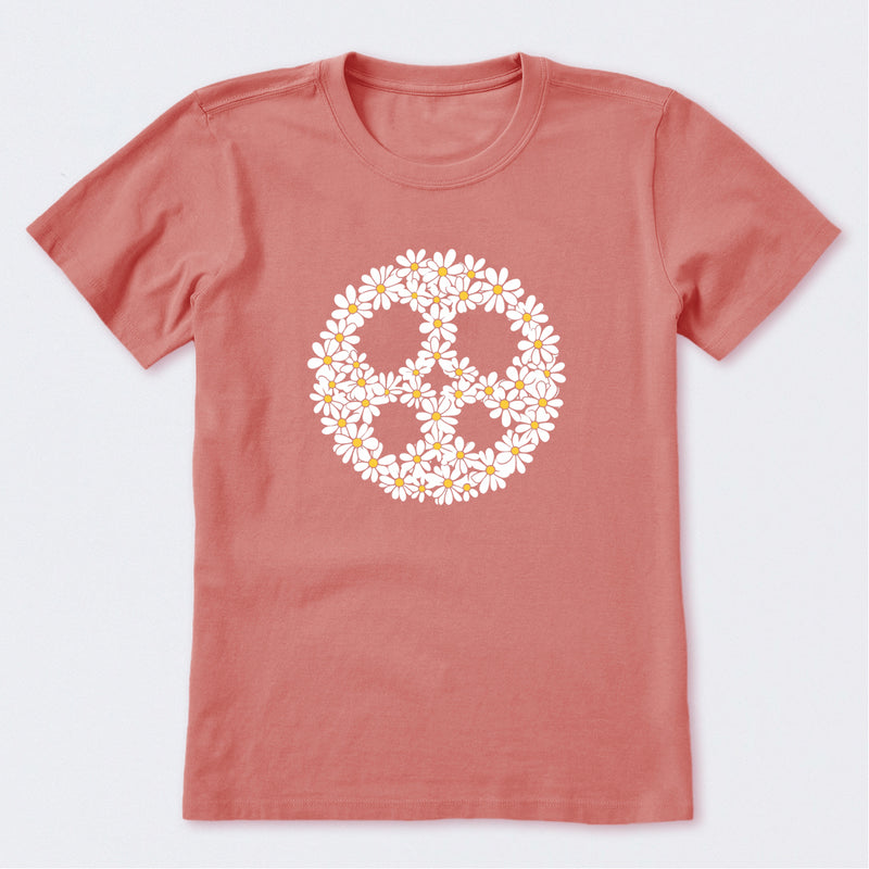 Peace Daisy Chain Crusher Short Sleeve T-Shirt