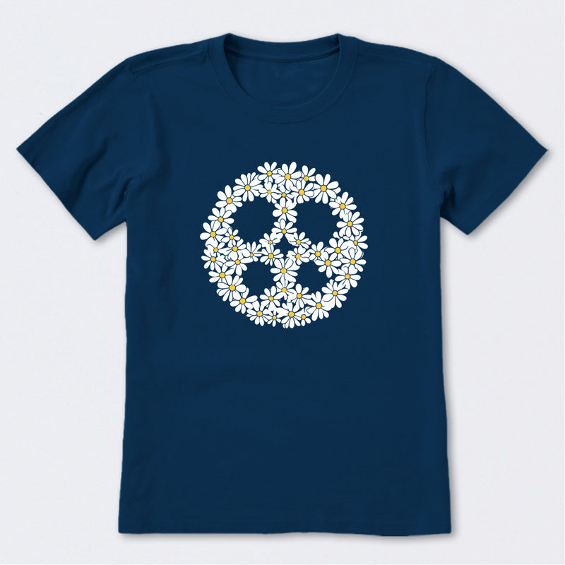 Peace Daisy Chain Crusher Short Sleeve T-Shirt