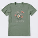 Wildly Grateful Bouquet  Short Sleeve T-Shirt