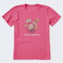 Wildly Grateful Bouquet  Short Sleeve T-Shirt