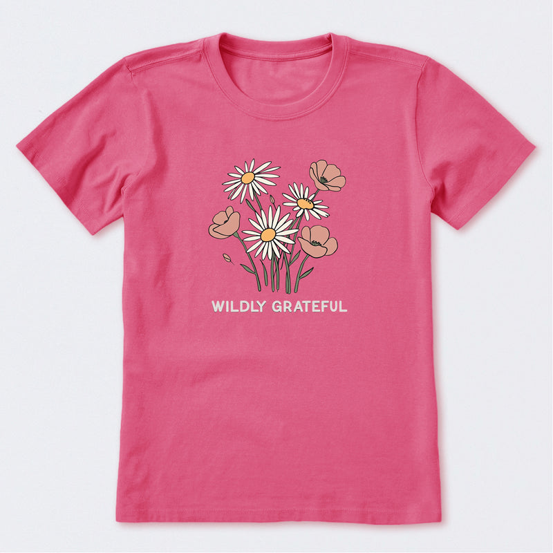 Wildly Grateful Bouquet  Short Sleeve T-Shirt