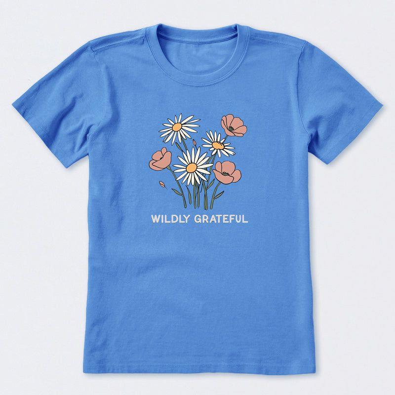 Wildly Grateful Bouquet  Short Sleeve T-Shirt