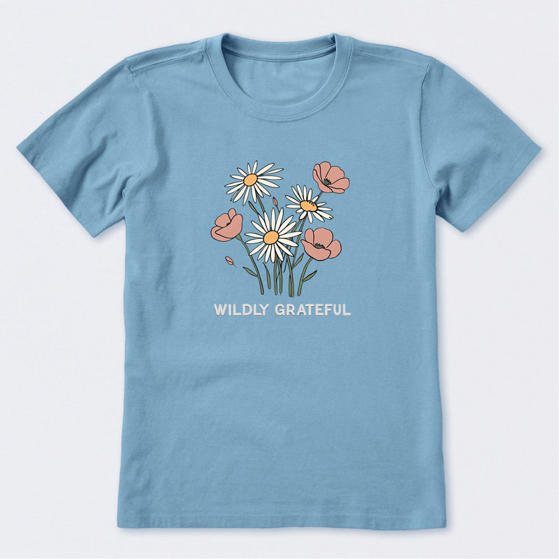 Wildly Grateful Bouquet  Short Sleeve T-Shirt