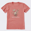 Wildly Grateful Bouquet  Short Sleeve T-Shirt