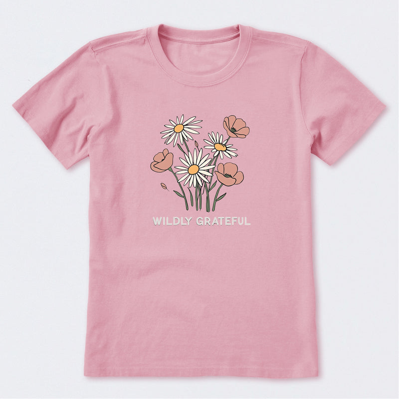 Wildly Grateful Bouquet  Short Sleeve T-Shirt