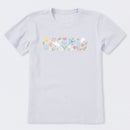 Spring Wildflowers Pattern Short Sleeve T-Shirt