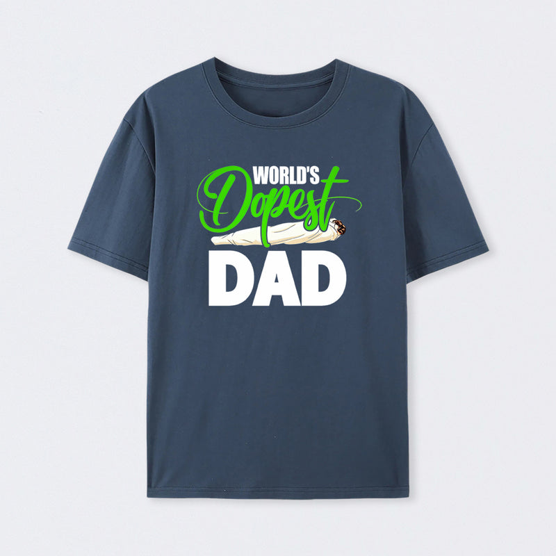 World's Dopest Dad Funny Fathers Day T-Shirt