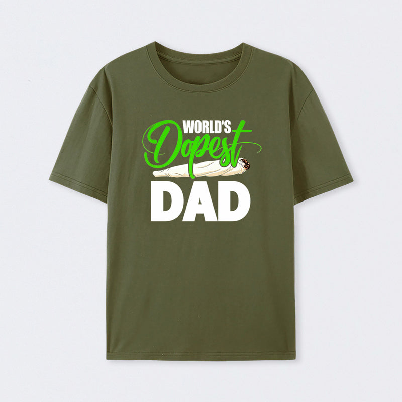 World's Dopest Dad Funny Fathers Day T-Shirt