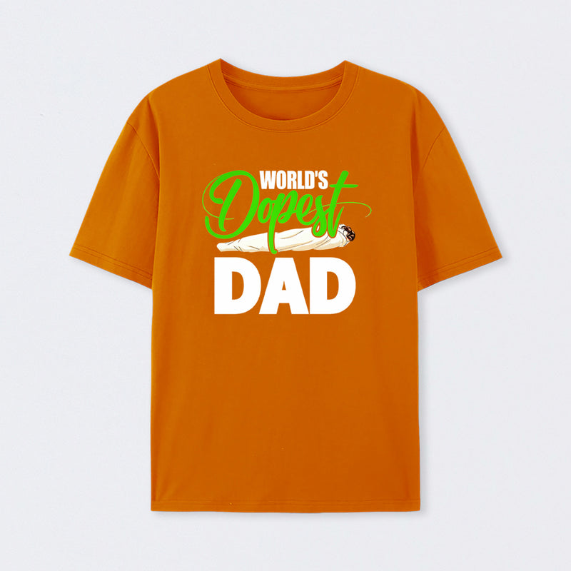 World's Dopest Dad Funny Fathers Day T-Shirt
