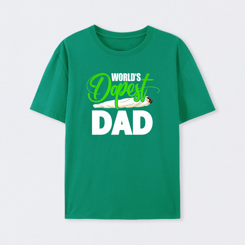World's Dopest Dad Funny Fathers Day T-Shirt