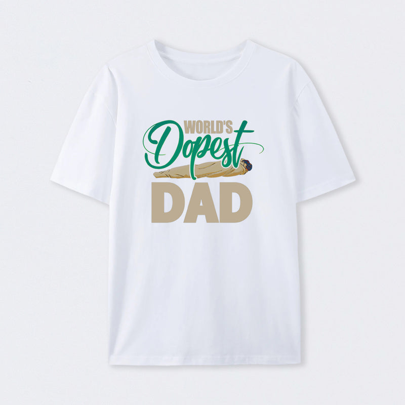 World's Dopest Dad Funny Fathers Day T-Shirt